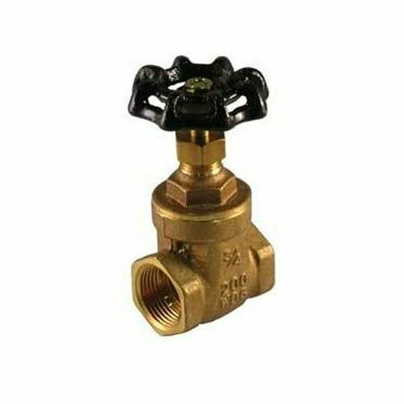 THRIFCO PLUMBING 3 Inch IPS Brass Gate Valve 6415010